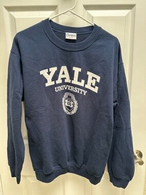 Official Yale University sweatshirt purchased in campus store